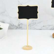 Wedding Blackboard Mini Wooden Chalkboard Message Sign Food Buffet Labels For Wedding Birthday Party Table Decoration Place Card - Multicolor - View 9