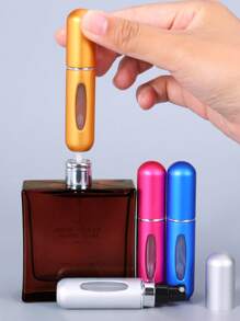 Multicolor Refillable Perfume Spray Bottle Portable Travel Refillable Bottle Perfume Atomizer Bottle Mini Spray Empty Cosmetic Container Bottom-Fill Pump-Action Tool & Accessory For Easy Fragrance Application For Man Women Boys And Girls Travel Essentials Summer Vacation Back To School Graduation