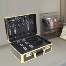 Eatssode Borsa da parrucchiere, custodia da viaggio portatile per attrezzi da barbiere, organizer per attrezzi da parrucchiere per tagliacapelli, trimmer, forbici