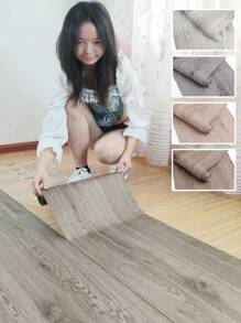 1 Roll Self Adhesive Floor Tiles, Peel And Stick Vinyl Flooring Roll For Quick And Budget-Friendly Room Makeover. Waterproof, Non-Slip Floor Vinyl For Bathroom, Bedroom, Kitchen, Wall & Home Decor. Easy DIY Wallpaper, Wall Stickers, Tile Stickers, Wall Art For Fast Renovation. - Multicolor - View 2