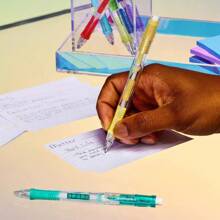 Paper Mate Clear Point 3pk # 2 Mechanical Pencils With Eraser & Refill 0.7mm Assorted Colors: Papermate Led Pencils