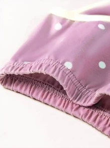 4pcs Pack Tween Girl Cartoon Girl & Stripe Printed Cute Bikini Panties