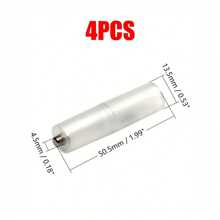 2 à 4 pièces Adaptateur de pile AAA à AA en plastique haute résistance, convertisseur d'ions lithium, manchon de pile portable, boîte de commutation et étui de rangement