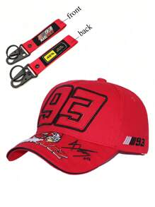 Motorcycle Racing #93 3D Embroidered Sports Cap, Outdoor Sun Protection Casual Biker Hat For Women - 93 Baseball Cap - View 8