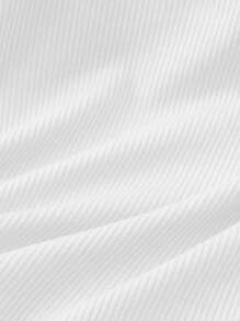 1pc Women Solid Color Ribbed Camisole With Chest Pads, Cropped Tank Top, Casual Undershirt, Workout