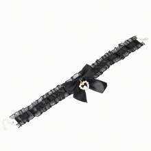 1 chiếc vòng cổ choker hình trái tim đính ngọc trai cho bé gái - Một cỡ - Xem 6