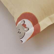 1pc Soft Toddler Sleep Pillow Cover, Machine Washable Cotton Children's Printed Pillowcase, Perfect For Travel, Crib, Boys & Girls