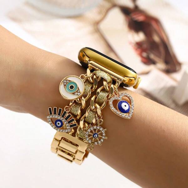 1 pieza Pulsera de moda para Apple Watch, apta para modelos de 38/40/41/42/44/45/49mm, compatible con Apple Watch Ultra/SE/8/7/6/5/4/3/2/1 (Reloj no incluido, solo la pulsera)