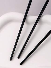 3 Cái/bộ Cọ Kẻ Viền Mắt Hình Liềm & Cọ Dao Găm Cọ Trang Điểm, Cọ Kẻ Mắt Dạng Lỏng, Cọ Kẻ Lông Mày Đầu Nghiêng Cực Tốt - màu đen - Xem 6