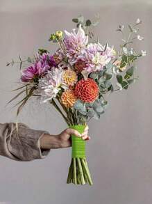 5/12 Rolls Green Floral Tape, Self-Adhesive Paper Stem Tapes For Artificial Flower Staminodes Wrapping, DIY Bouquets And Floral Craft