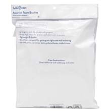 Practical,Minimalistic, Assorted Craft Foam 20pc Brush Set, Adult, Teen