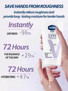 Vaseline Intensive Care Healthy Hands + Stronger Nails Hand Cream 50ml With Petroleum Jelly And Keratin Infused Formula Prevents Nails From Chipping Or Breaking. With Such Nourishing Ingredients, It Is Perfect For Maintaining Smooth, Soft, Healthy Looking And Feeling Hands And Nails. - Mild Fragrant 50ml - 查看 2