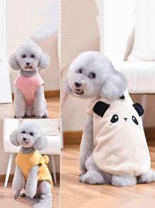 1PC 春夏新款宠物背心 狗猫衣服 泰迪熊 泰迪熊 VIP 约克夏 可抽拉透气刺绣背心 多色可选