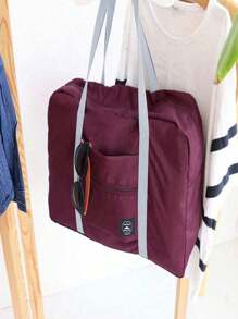 Bolsa de viaje plegable y ligera - Ideal para pasar la noche, vacaciones y compras | Bolsa de poliéster para la escuela, accesorios escolares y artículos escolares - Multicolor - Ver 2