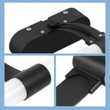 Luz de espejo LED para el baño - Luz de pared para baño negra 40/60CM Lámpara de pared para baño 6W Moderna resistente al agua IP44 Luz de pared blanco neutro 4000K, adecuada para sótanos, cocinas y armarios de baño.