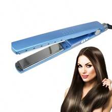Professional Ceramic Hair Straightener Nano Titanium 450 Degrees Bivolt 110V/220 Volts Blue - Màu xanh lam - Xem 9