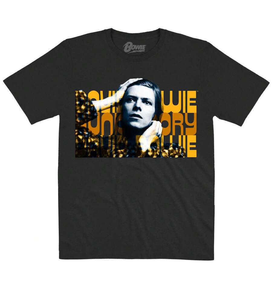 David Bowie | Hunky Dory | Official Artist T-Shirt - 48-Hour Fast Shipping!  - Black - View 1