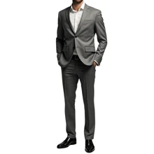 Men's Slim Fit Formal Suit – Sophisticated Design & Slim Fit - View 6
