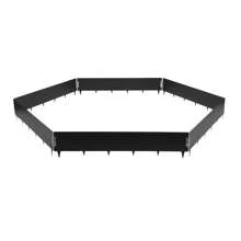 CNCEST 6 Pack Steel Landscape Edging 40 Inch Length, 8.4 Inch Depth Steel Edging Border For Landscaping Lawn Garden Metal Edging For Landscaping Lawn Garden (Upgraded Version) - 黑色 - 查看 6