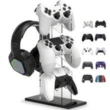 Universal 3-Layer Controller Stand & Headphone Stand Game Accessories For Storage Stand, Controller Holder Headset Stand Game Accessory