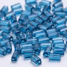 98pcs 2x4mm Vibrant Faceted Glass Rectangle Spacer Beads - Stunning, Durable DIY Jewelry Making Supplies For Creative Bracelets & Necklaces - 2*4 Rectangle - View 5