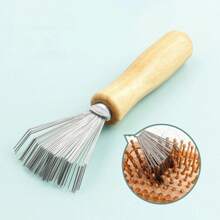 1 pieza Limpiador de peine - Peine de masaje con cojín de aire para el hogar, herramienta de limpieza con garra, cepillo para peine, herramienta de limpieza para desenredar el cabello, cepillo de cerdas limpiadoras, mini herramienta de limpieza de cerdas para eliminar el cabello y el polvo, adecuado para uso doméstico y de salón, útiles escolares, regalos, artículos esenciales del hogar, cepillo de cabello, peine, herramientas para el cabello, productos y accesorios para el cabello para barbería, salón de belleza, artículos esenciales de viaje, útiles escolares, artículos esenciales de viaje y vacaciones, accesorios para el cabello para mujeres