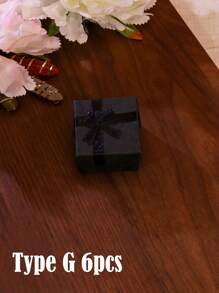 12/6/10/12/24/48pcs 4X4cm/1.57X1.57inch Valentine's Day Elegant Jewelry Gift Box With Compartments For Necklaces Small Pocket Gifts Earrings And Rings Birthdays Anniversaries Mother's Day Gift Box Jewelry Small Business Supplies Jewelry Packaging Box Perfect For Gifting And Storage - Multicolor - View 37