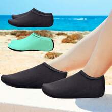 Unisex Anti-Slip Diving Socks, Quick-Dry Snorkeling Socks, Beach Socks, Sports Quick-Dry Diving Socks For Men And Women, Adult Beach Socks, Barefoot Water Sports Shoes, Comfortable And Well-Fitting For Both Genders., Beach Essentials, Beach Accessories, Pool Float - Black - View 2