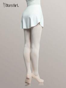 DonsGirl 1 pieza Falda de ballet de dobladillo curvo para levantamiento de glúteos para mujer