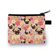 Petite Wallet Coin Purse Key Holder Pocket Wallet Cat/Dog/Mushroom/Butterfly/Daisy Design Suitable For Supermarket Shopping Storing Small Accessories Coins Keys Cards For Women Wallet Mini Wallet Purse Wallet Coin Wallet