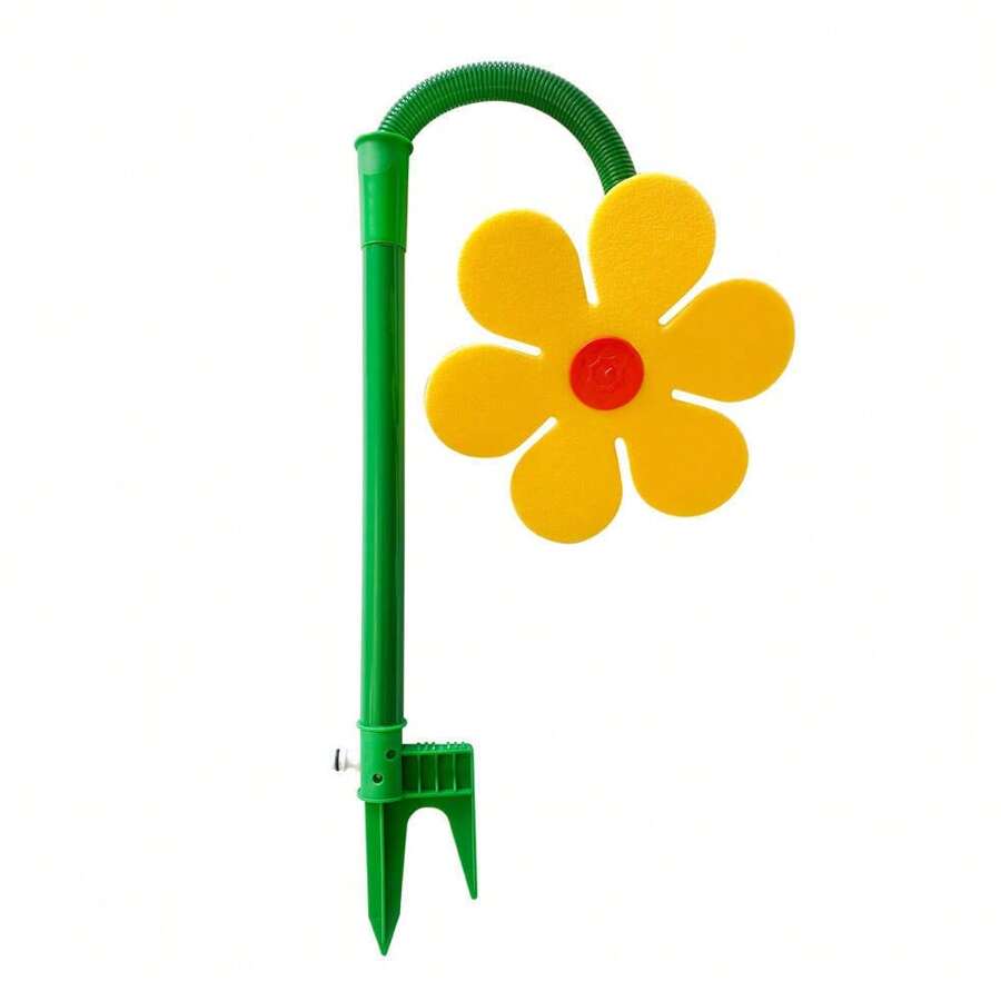 Plastic Garden Sprinkler Dancing Flower Sprinklers For Yard - Yellow - View 1