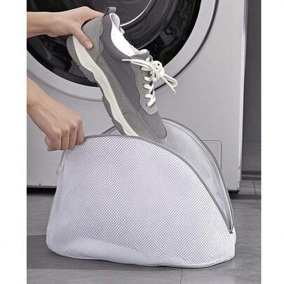 1pc/2pcs/3pcs/4pcs Shoes Clothes Washing Machine Mesh Laundry Bags, Thick Shoe Net Protection Bags, Household Anti-Deformation Mesh Laundry Storage Bags For Delicate Items, Home Organization Garment Care Bags, Multi-Color Options - Universal Size Fit