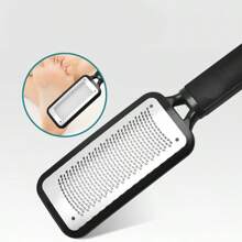 Stainless Steel Foot File With Grinding Stone, Foot Rasp To Remove Calluses, Dead Skin And Tough Skin - Black - View 5