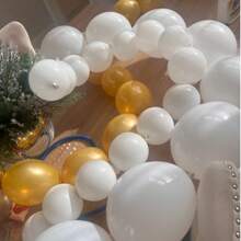 60个尾链乳胶气球连接气球乳胶可连接气球连接白色气球花环拱门套装生日派对婚礼周年纪念新款拱门派对装饰 - 彩色 - 查看 7