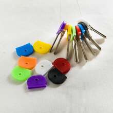 Fundas para llaveros / Tapas para llaves / Cubiertas de llaves de colores / Llaves de 8 colores / Cubiertas elásticas para llaves / Cubiertas de silicona para llaves - Multicolor - Ver 7