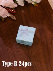 12/6/10/12/24/48pcs 4X4cm/1.57X1.57inch Valentine's Day Elegant Jewelry Gift Box With Compartments For Necklaces Small Pocket Gifts Earrings And Rings Birthdays Anniversaries Mother's Day Gift Box Jewelry Small Business Supplies Jewelry Packaging Box Perfect For Gifting And Storage - Multicolor - View 36