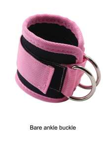 5pcs/Set Elastic Breathable Ankle Straps With D-Ring, Adjustable Ankle & Wrist Cuff, Fitness Equipment For Home Gym Workout For Women And Men - Multicolor - View 13