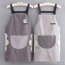 Delantal impermeable y a prueba de aceite, de moda para quehaceres domésticos, cocina, limpieza de manos, unisex para el hogar y el trabajo