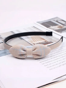 1 件韩式清新面料 JK 头带，学生 3D 蝴蝶结发带，女孩可爱发饰，发饰礼物，适合日常和学校使用