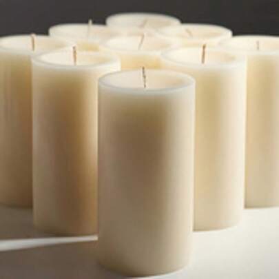 Velas de pilar de marfil de 12 piezas - Velas de pilar grandes vertidas a mano de 2,8 x 6 pulgadas | Tiempo de combustión 75 horas | Velas sin aroma | Sin goteo, sin humo | Perfectas para el Día de San Valentín, bodas, fiestas, spas, decoración del hogar