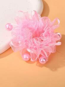 1 st OPP-tas verpakte kinderhaar scrunchies haarelastiekjes knothouders bloem spiraalvormige hoofdband haaraccessoires voor meisjes
