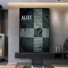 1PC Frameless Hot TV Alice In Borderland Poster HD Art Wall Home Living Room Bedroom Wall Art)Home Decorative Paintings