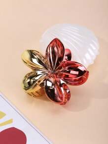 1/6 sztuk Gradient Color Frangipani Flower Hair Clip, słodkie i proste akcesoria do włosów do koków, prezent - Wielokolorowe - Zobacz 18