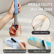 ZCJGOO Pet Hair Removal Tool,Cat/Dog Hair Remover With Extra Long Handle,Cat Lint Squeegee For Furniture,Carpet,Clothes, Bedding,Car,Window 24809 - 2-pcs - View 6