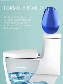 Jue-Fish 1 Packung Toiletten-Rose Reiniger, Badezimmer Zuhause Toiletten Fleckenentferner, Geruchsentferner, hinterlässt Duft, leistungsstarker Reinigungswirkstoff zum schnellen Auflösen verschiedener Toilettenverschmutzungen für eine erfischte und saubere Toilette