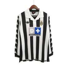 JERSEY JUVE RETRO ZIDANE MANGA LARGA - Blanco y Negro - Ver 1