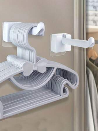 Porte-manteau de rangement, porte-manteau de rangement pliable sans perçage, outil de rangement de porte-manteau multifonction pour balcon et chambre à coucher, porte-manteau, crochet, porte-clés, support mural pour porte-clés, crochet porte-clés, crochet adhésif, porte-manteau de porte, accessoires de cuisine, convient aux magasins et aux dortoirs d'étudiants, crochet adhésif, porte-serviettes, décoration murale de chambre à coucher