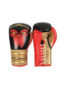 Gants de boxe imprimés pour hommes, femmes et jeunes, convenant à la boxe, au kickboxing, aux arts martiaux mixtes, au Muay Thai, à l'entraînement sur sac lourd, à la gym et aux sports. Idéal comme cadeau pour hommes et femmes.