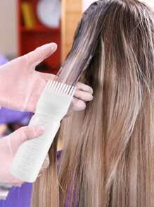 4 件装沙龙发油涂抹瓶专业美发染发梳瓶理发店美发师染发用品、发夹、发饰 - 彩色 - 查看 4