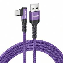 60W 最大功率快充 USB Type-C 数据线，兼容 16/15 系列；3A 最大功率 USB-A 转 Type-C 充电线，兼容三星 Galaxy S23 Ultra、S22、Note 20、Note K60、K50、11、11s、12 Plus、Reno 4、X2、X3 Pro、16、16 Pro Max、15、15 Plus、15 Pro、15 Pro Max；90 度铝合金纳米线缆 - 紫色 - 查看 13